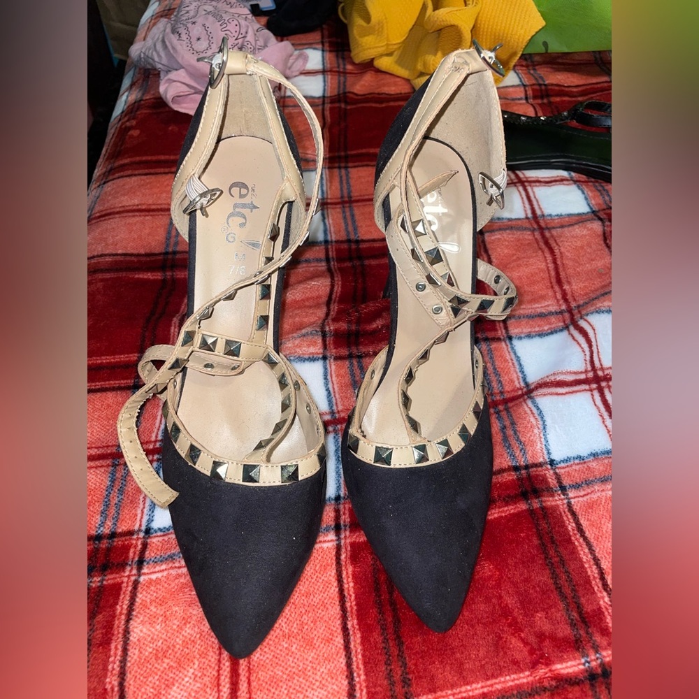 Studded High Heels